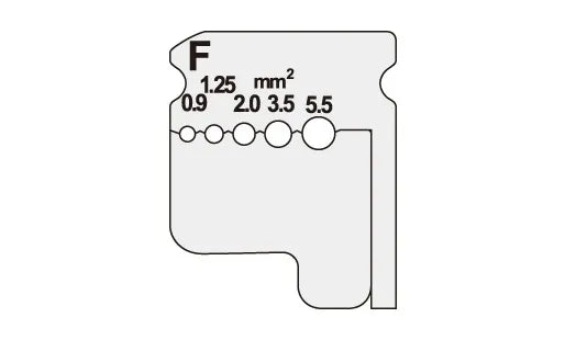 Wire stripper replacement blade DIV-095KP