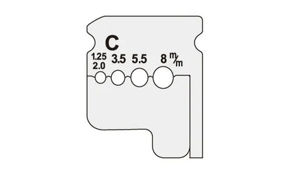 Wire stripper replacement blade DIV-208KP