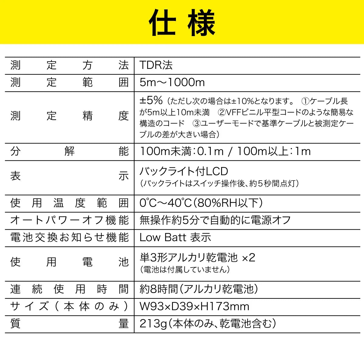 Digital Cable Measurer DMJ-1000AA
