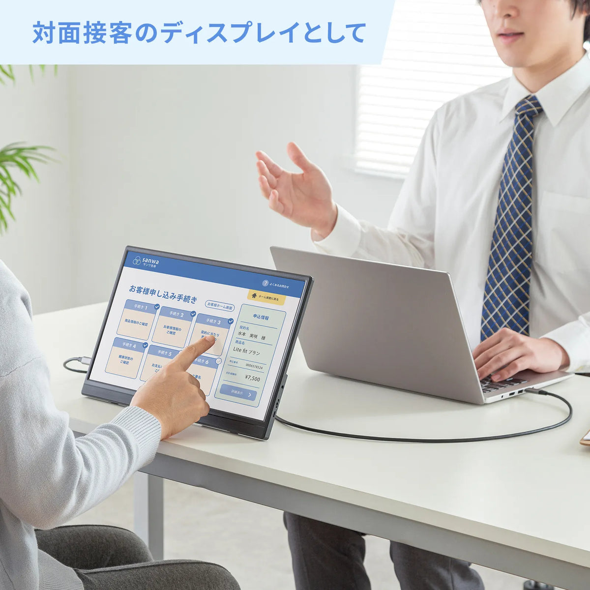 Touch-enabled mobile monitor DP-06