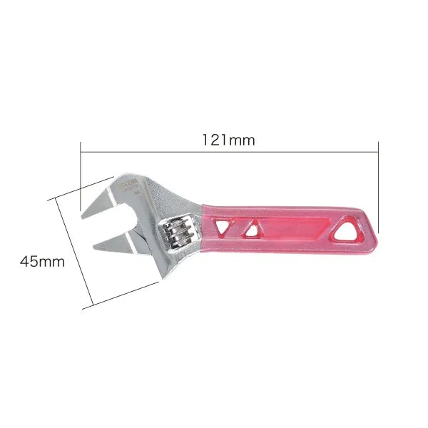Slim Wide Adjustable Wrench (Short Type) DR-M120TW