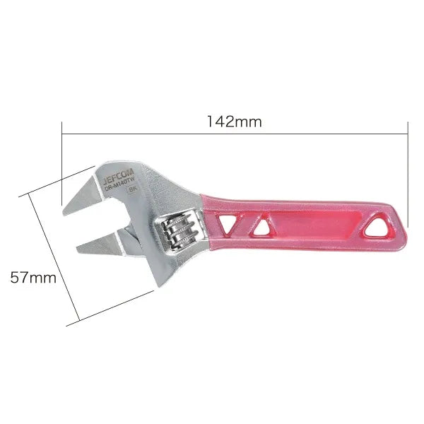 Slim Wide Adjustable Wrench (Short Type) DR-M140TW