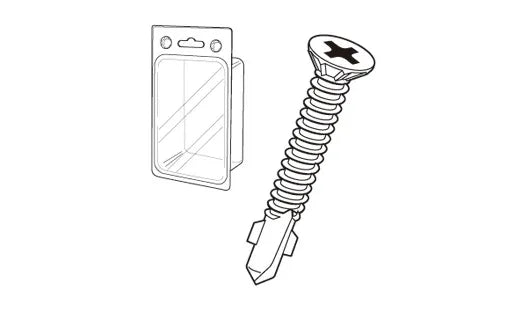 Self-drilling screw (Reamer Flex) DRR-432P