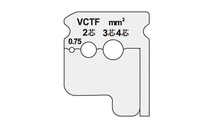 Wire stripper replacement blade DVC-075KP