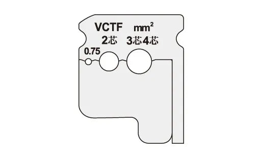 Wire stripper replacement blade DVC-125KP