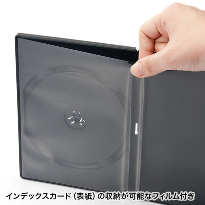 DVD Tall Case (Holds 1 Disc, Set of 3, Black) DVD-TN1-03BKN
