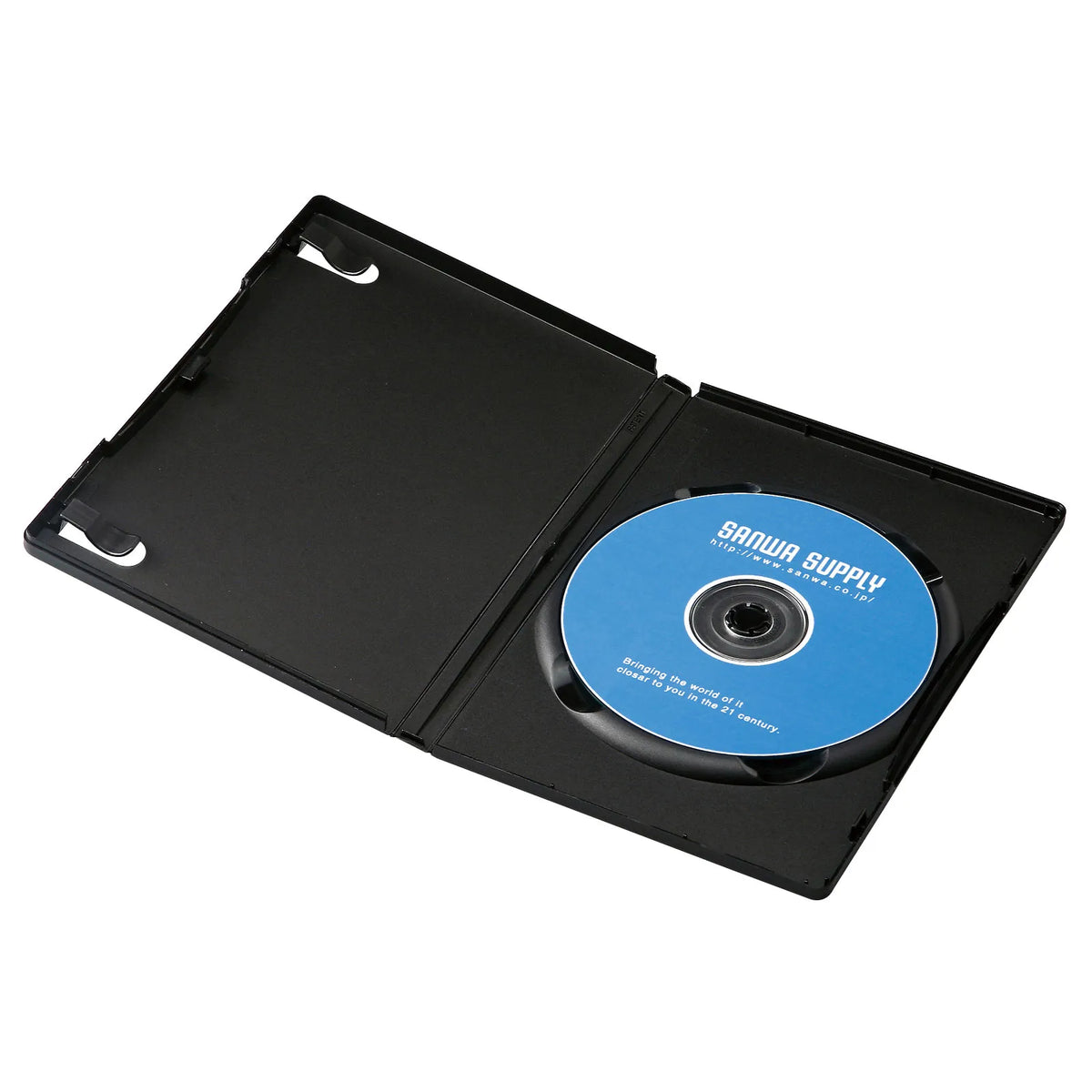 DVD Tall Case (Holds 1 Disc, Set of 10, Black) DVD-TN1-10BKN