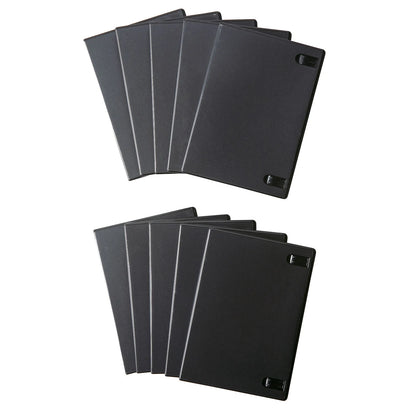 DVD Tall Case (Holds 1 Disc, Set of 10, Black) DVD-TN1-10BKN