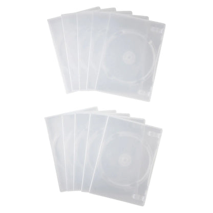 DVD Tall Case (Holds 1 Disc, Set of 10, Clear) DVD-TN1-10CLN