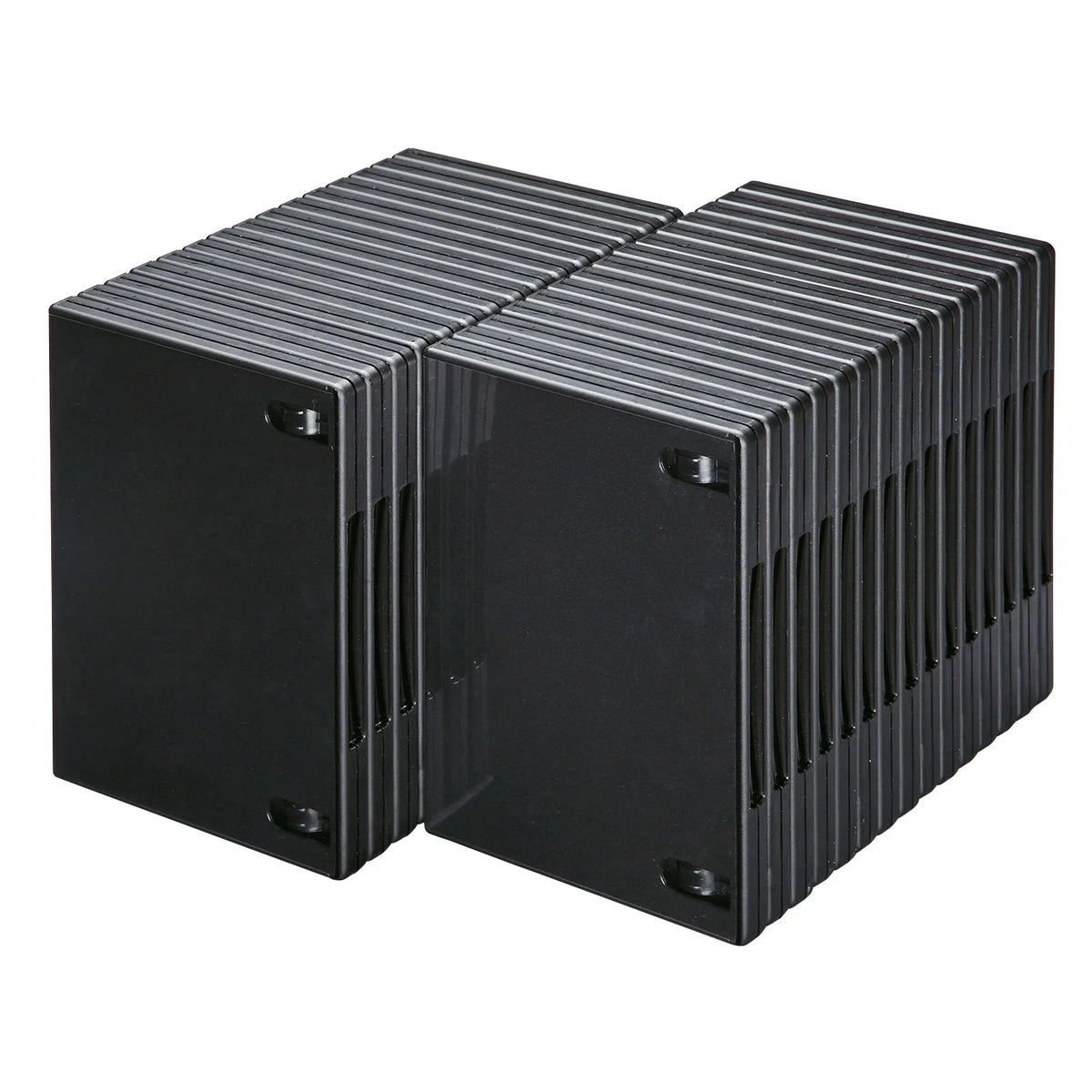 DVD Tall Case (Holds 1 Disc, Set of 30, Black) DVD-TN1-30BKN