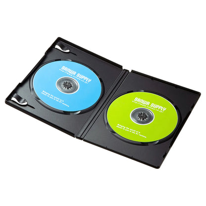 DVD Tall Case (Holds 2 Discs, 30-Pack, Black) DVD-TN2-30BKN