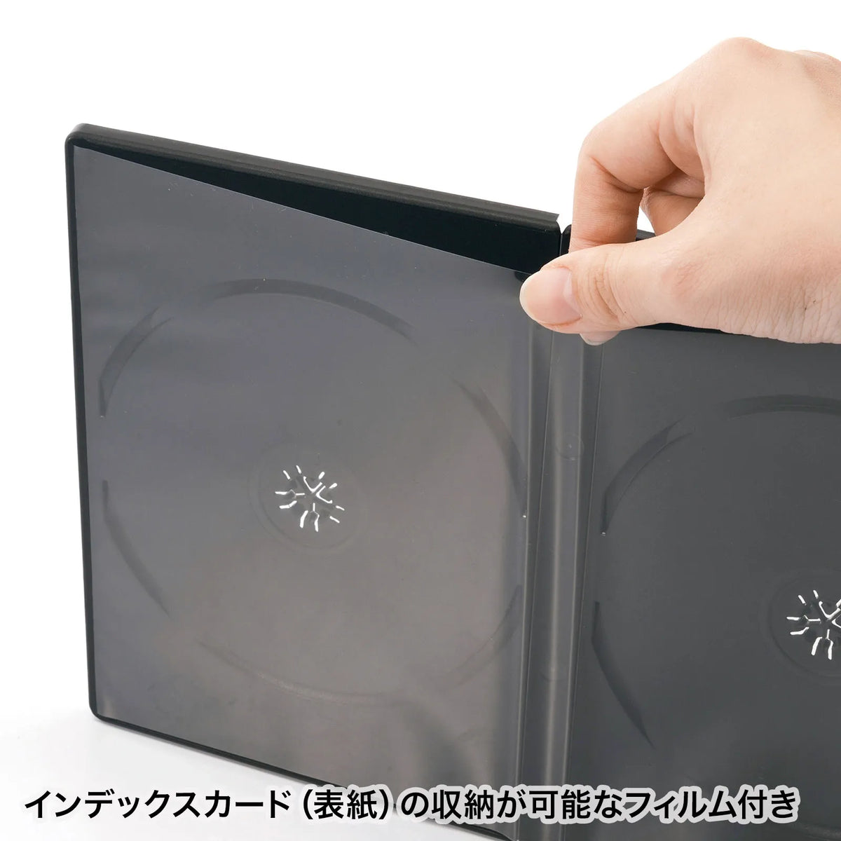 DVD Tall Case (Holds 2 Discs, 30-Pack, Black) DVD-TN2-30BKN