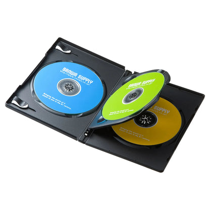 DVD Tall Case (Holds 3 Discs, 10-Pack, Black) DVD-TN3-10BKN