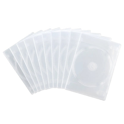 DVD Tall Case (Holds 3 Discs, 10-Pack, Clear) DVD-TN3-10CL