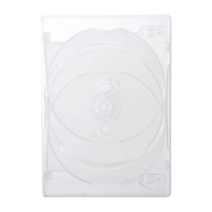 DVD Tall Case (Holds 4 Discs, 10-Pack, Clear) DVD-TN4-10CL