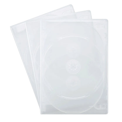 DVD Tall Case (Holds 6 Discs, 3-Pack, Clear) DVD-TN6-03CLN