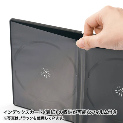 DVD Tall Case (Holds 6 Discs, 10-Pack, Clear) DVD-TN6-10CL