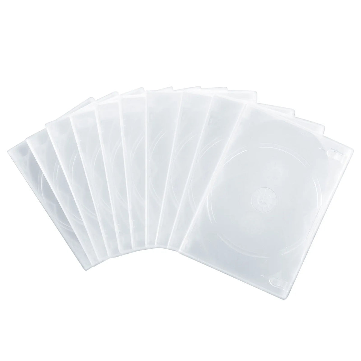 DVD Tall Case (Holds 6 Discs, 10-Pack, Clear) DVD-TN6-10CL