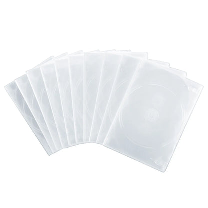 DVD Tall Case (Holds 6 Discs, 10-Pack, Clear) DVD-TN6-10CL