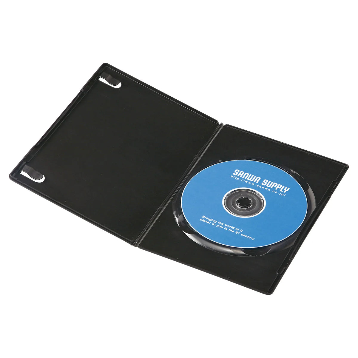 Slim DVD Tall Case (Holds 1 DVD, 10-pack, Black) DVD-TU1-10BKN