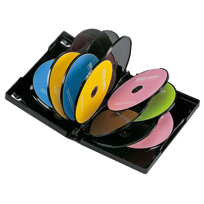DVD Tall Case (Holds 12 Discs, Black) DVD-TW12-01BKN