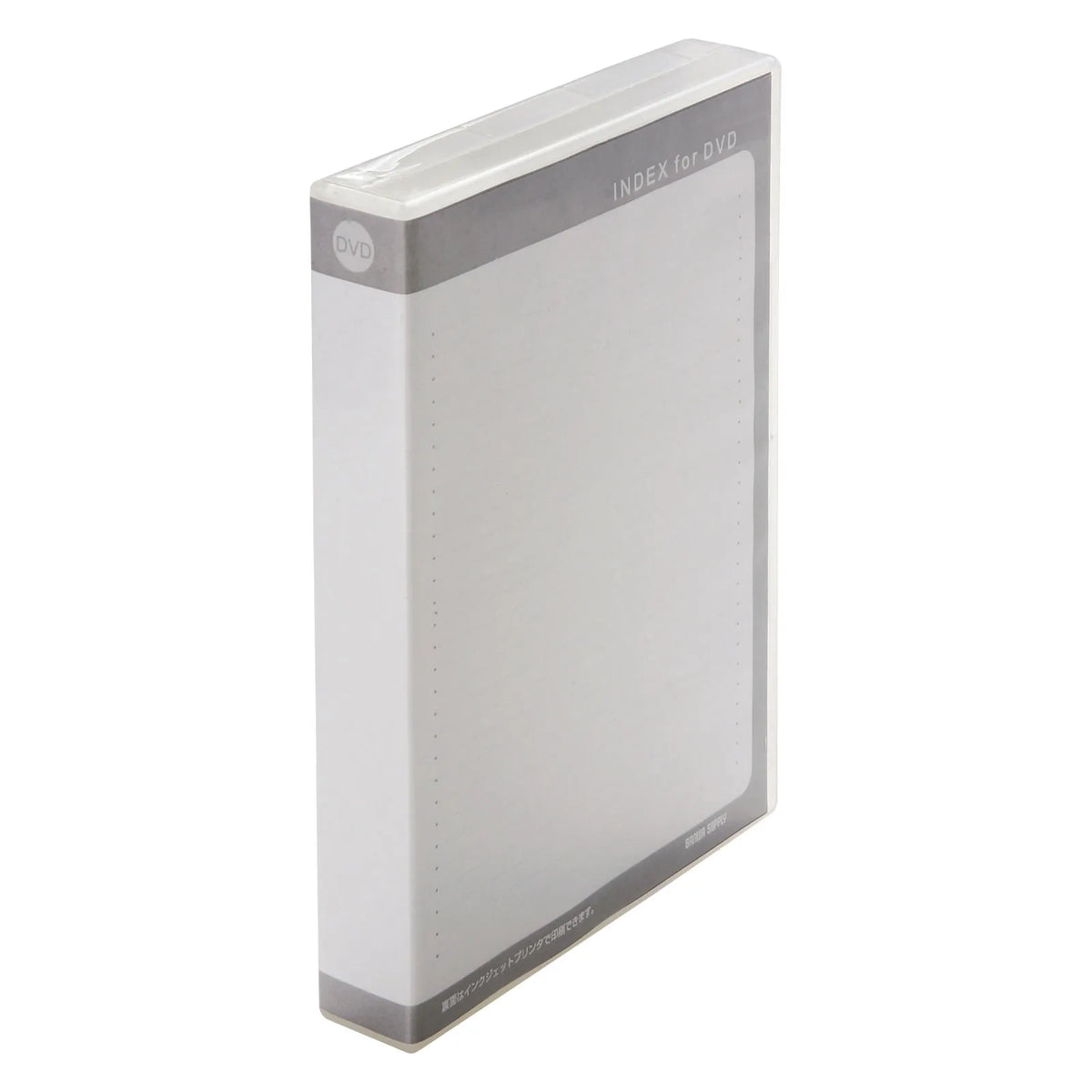 DVD Tall Case (Holds 12 Discs, 3-Pack, Clear) DVD-TW12-03CLN