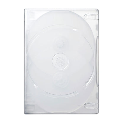 DVD Tall Case (Holds 12 Discs, 3-Pack, Clear) DVD-TW12-03CLN