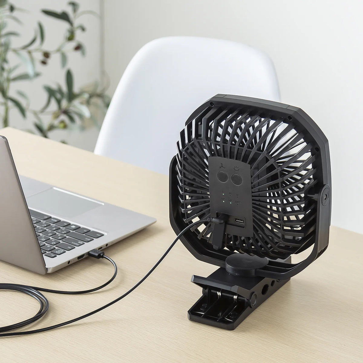 USB扇風機（バッテリー充電式） FAN-USB1BK