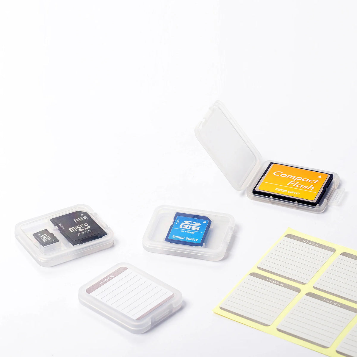 Memory Card Clear Case (for CF cards, 6-pack) FC-MMC10CFN