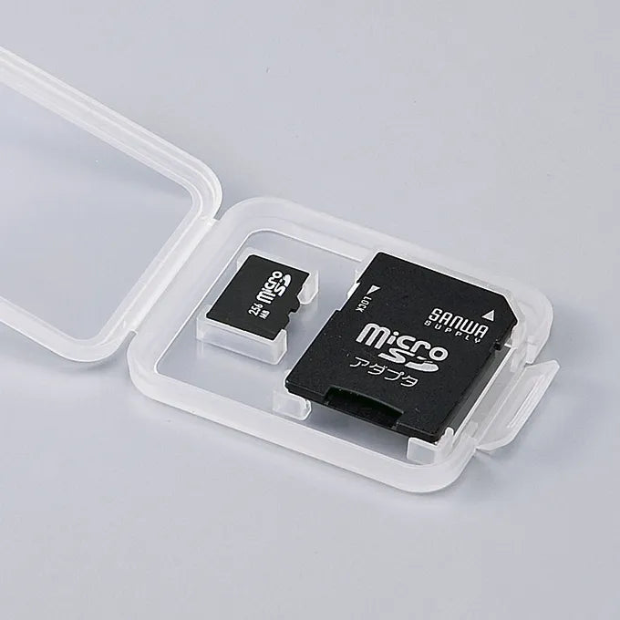 メモリーカードクリアケース（microSDカード用・6個セット） FC-MMC10MICN