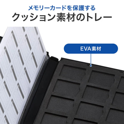 DVD tall case type memory card management case (for SD cards, double-sided storage type) FC-MMC21SD