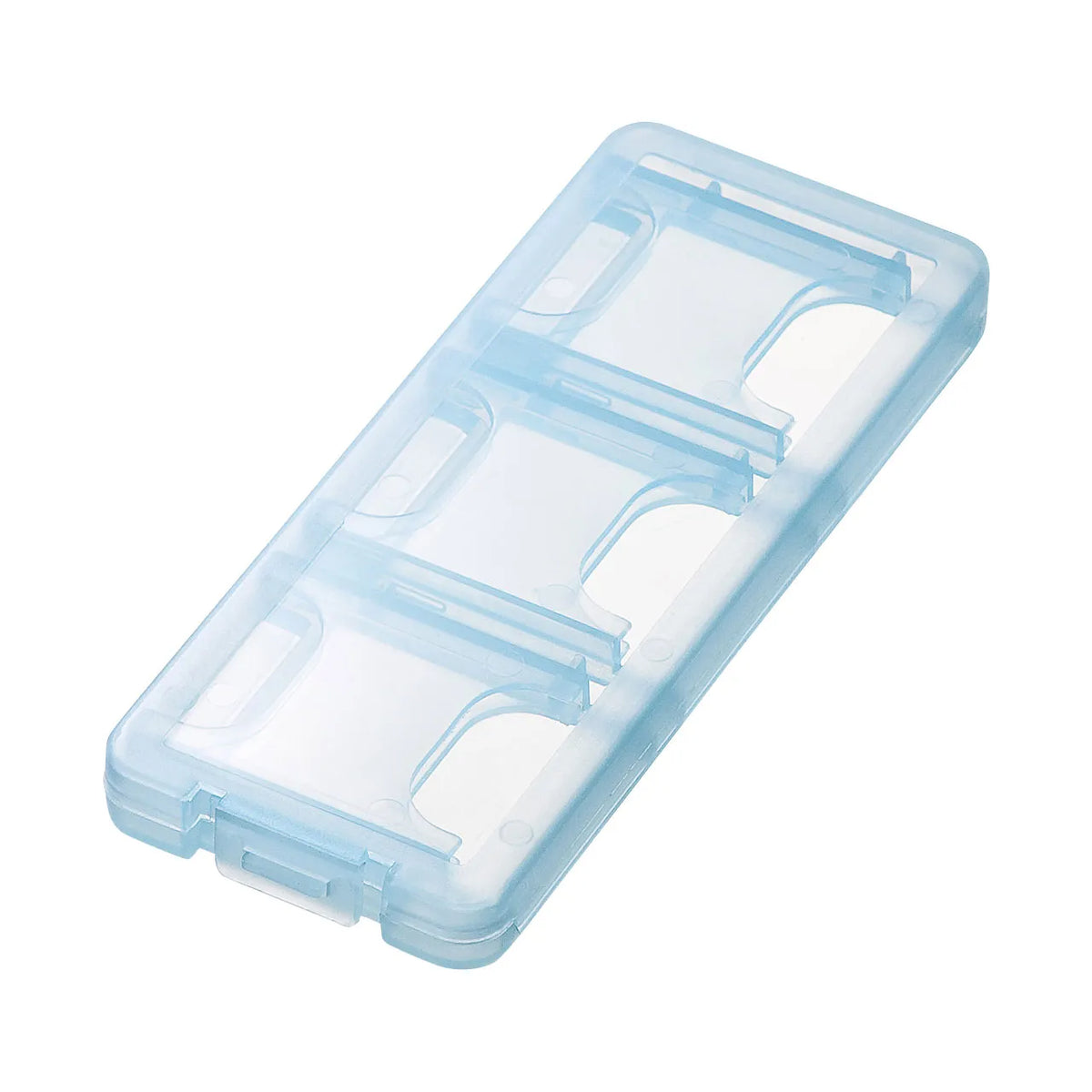 SD card case (holds 6 cards, clear blue) FC-MMC23SDCBL