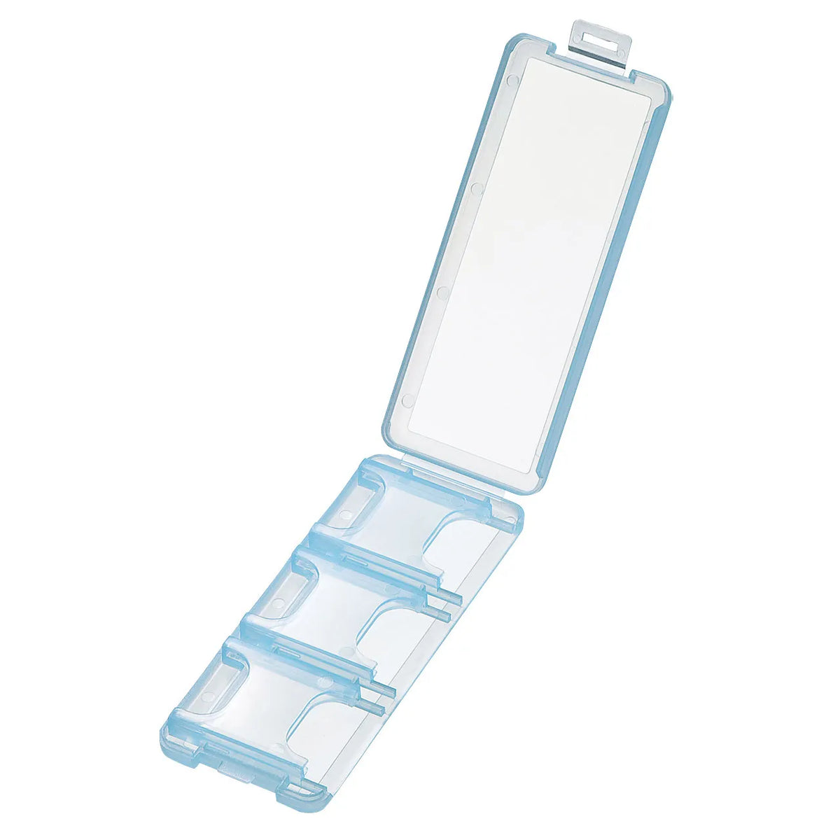 SD card case (holds 6 cards, clear blue) FC-MMC23SDCBL