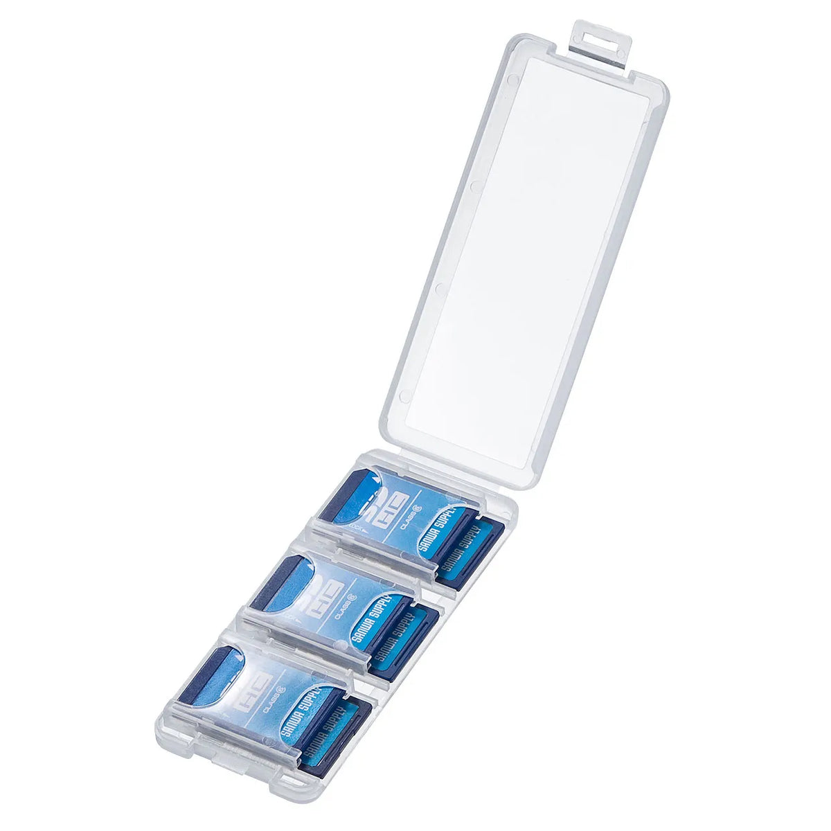 SD card case (holds 6 cards, clear) FC-MMC23SDCL
