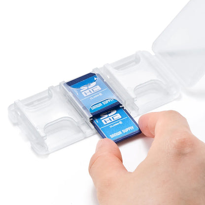 SD card case (holds 6 cards, clear) FC-MMC23SDCL