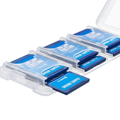SD card case (holds 6 cards, clear) FC-MMC23SDCL
