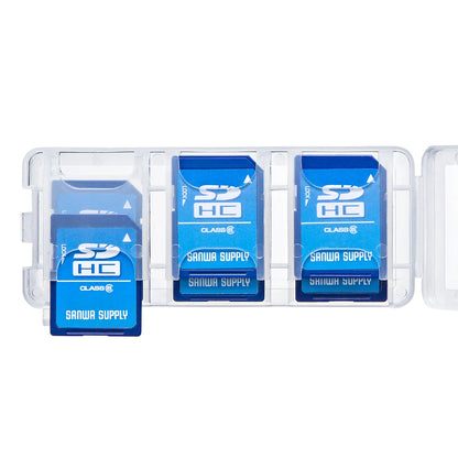 SD card case (holds 6 cards, clear) FC-MMC23SDCL