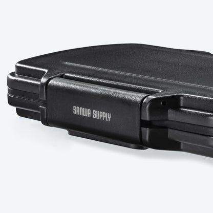 Waterproof and dustproof memory card case (for SD cards and microSD cards) FC-MMC29BK