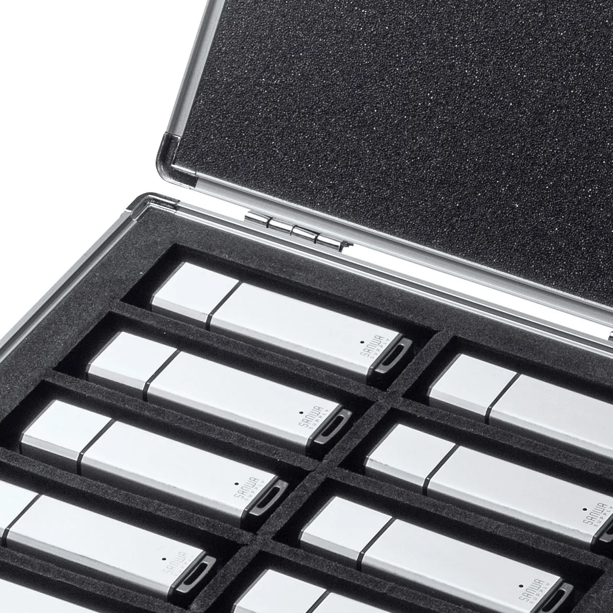 USB flash drive case (holds 10 drives) FC-UFD1N