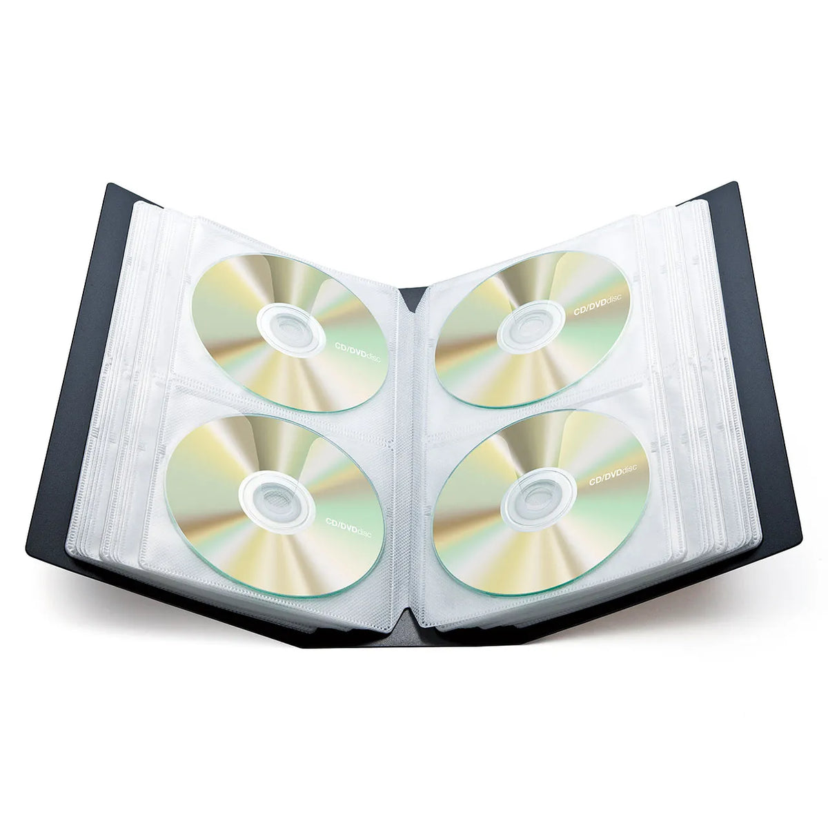 DVD/CD File Case (Holds 120 Discs, Black) FCD-FL120BK