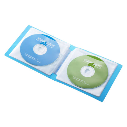 DVD/CD File Case (Holds 12 Discs, Blue) FCD-FL12BL