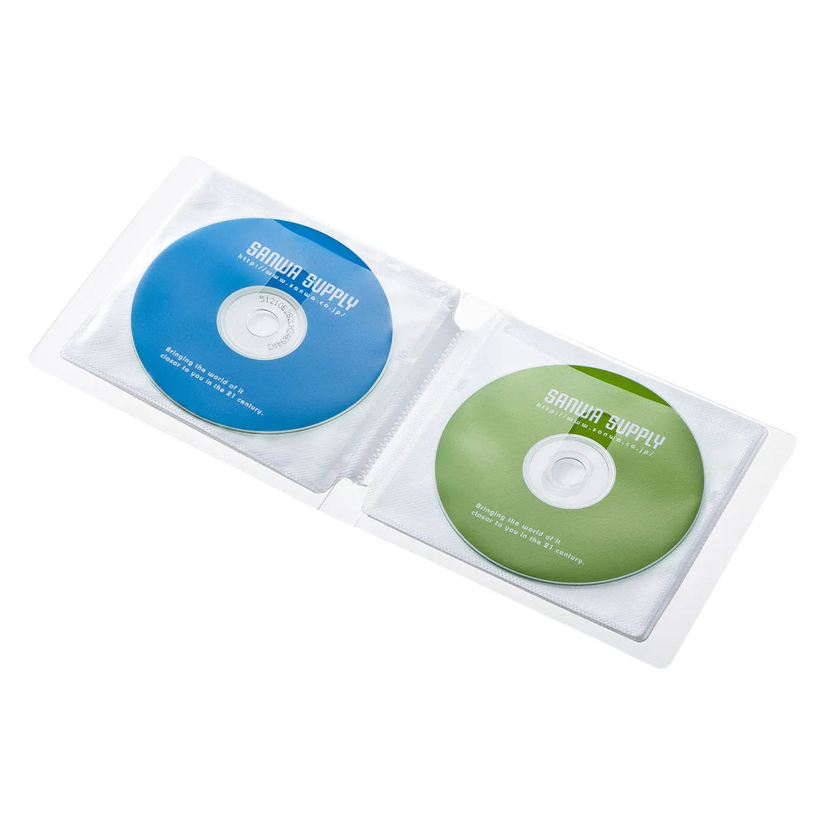 DVD/CD File Case (Holds 12 Discs, Clear) FCD-FL12CL