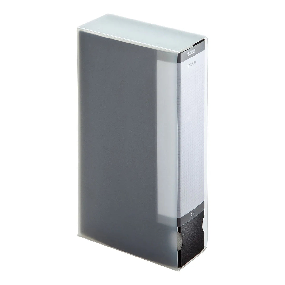 DVD/CD File Case (Holds 72 Discs, Black) FCD-FL72BK