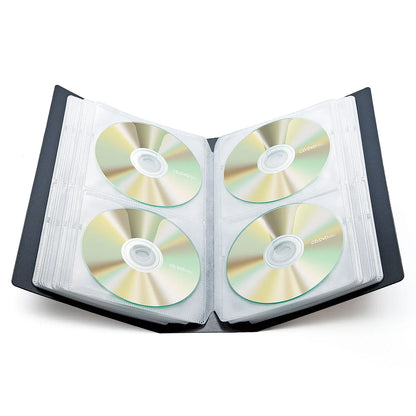 DVD・CDファイルケース（96枚収納・ブラック） FCD-FL96BK