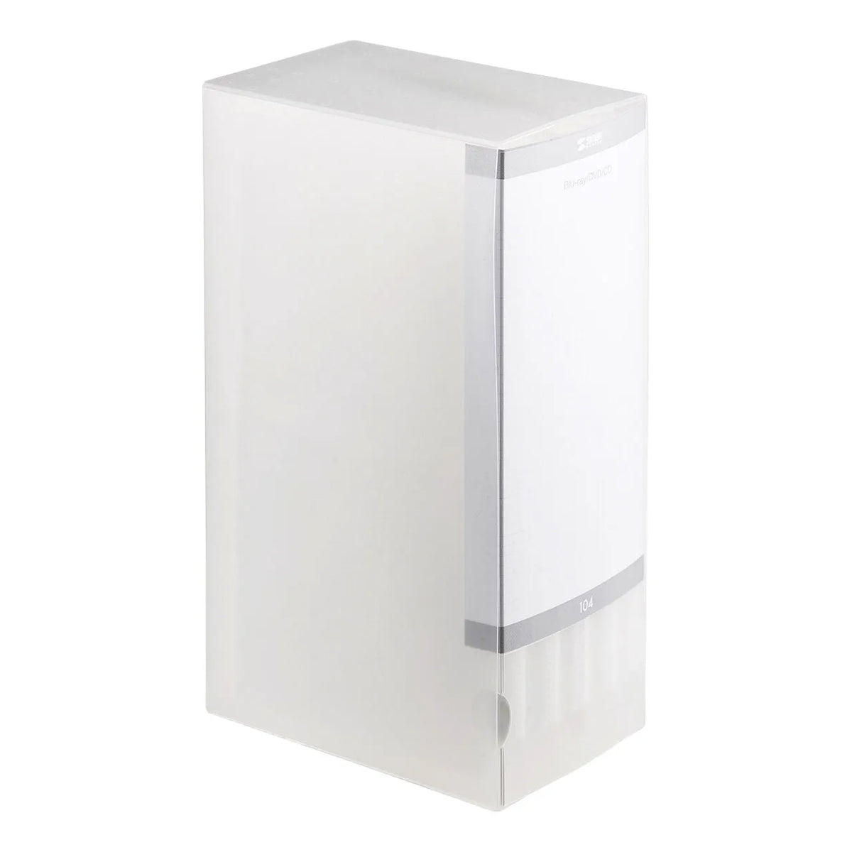 Blu-ray Disc Compatible File Case (Holds 104 Discs, Clear) FCD-FLBD104CL