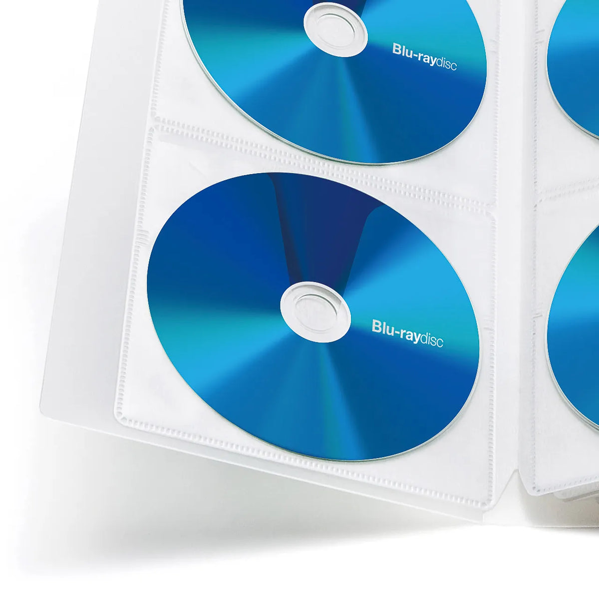Blu-ray Disc Compatible File Case (Holds 104 Discs, Clear) FCD-FLBD104CL