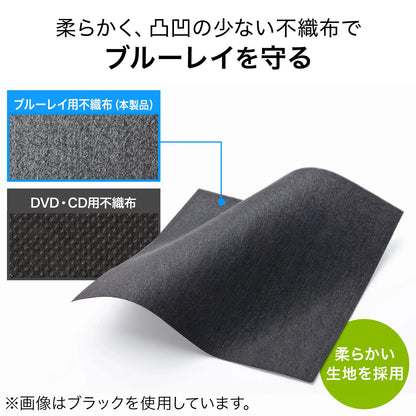 ブルーレイディスク対応ファイルケース（128枚収納・クリア） FCD-FLBD128CL