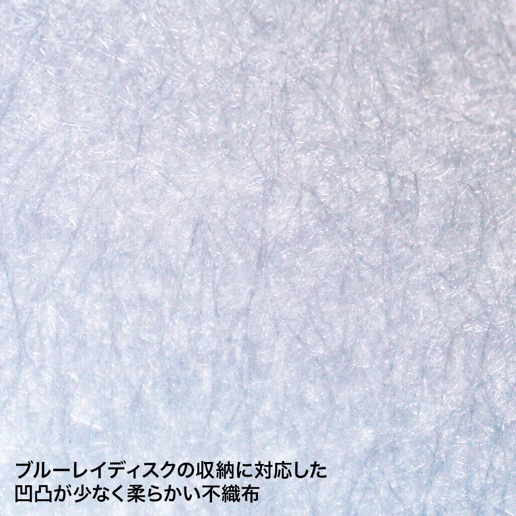 CDジャケット収納対応ディスクファイルケース（32枚＋32冊収納・クリア） FCD-FLBD32BCL