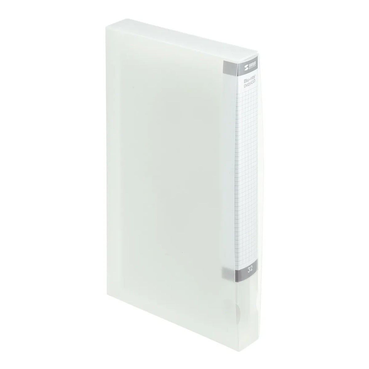 Blu-ray Disc Compatible File Case (Holds 32 Discs, Clear) FCD-FLBD32C