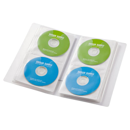 Blu-ray Disc Compatible File Case (Holds 64 Discs, Clear) FCD-FLBD64C